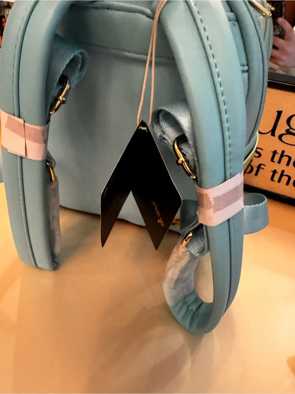 Loungefly pop Lion King Kids Backpack in Light Blue and Pink